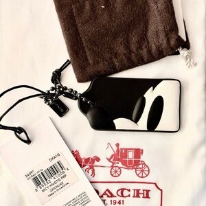 Limited Edition Coach x Disney Mickey Mouse Profile Hangtag bag charm #54091
NWT